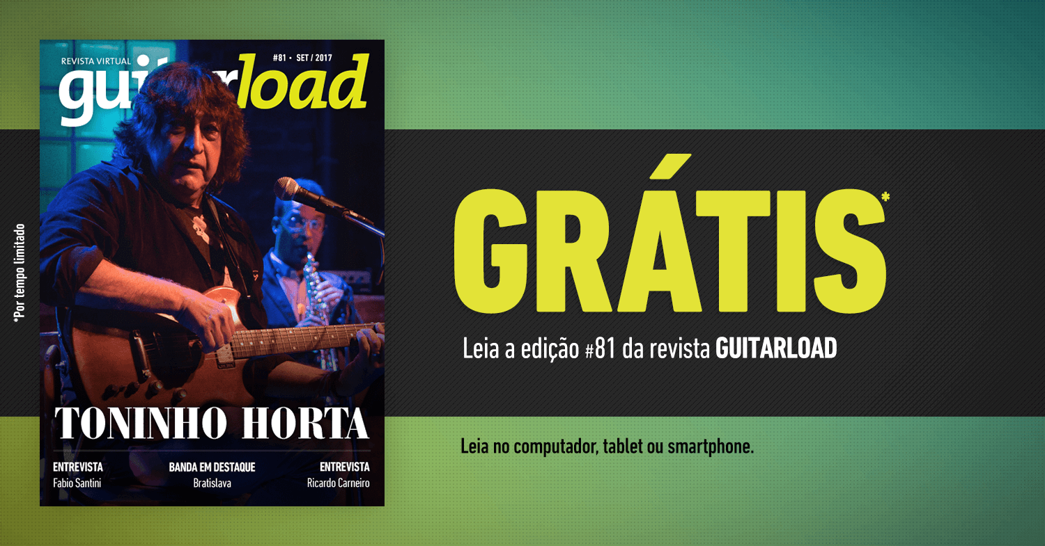Imagem de destaque da Edição #80 da Revista Guitarload