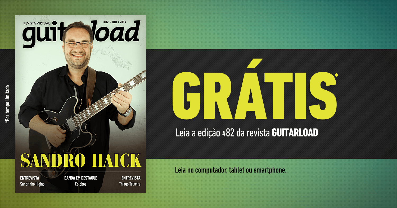 Imagem de destaque da Edição #80 da Revista Guitarload